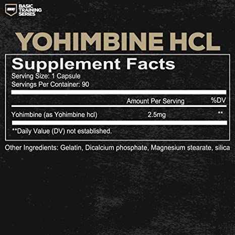 Yohimbine HCL / 90 Caps