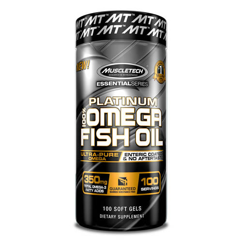 Platinum 100% Omega Fish Oil / 100 caps